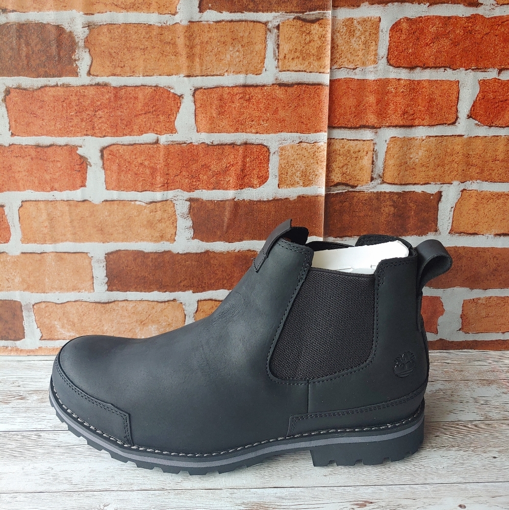 TIMBERLAND ORIGINALS CHELSEA BLACK FULL GRAIN